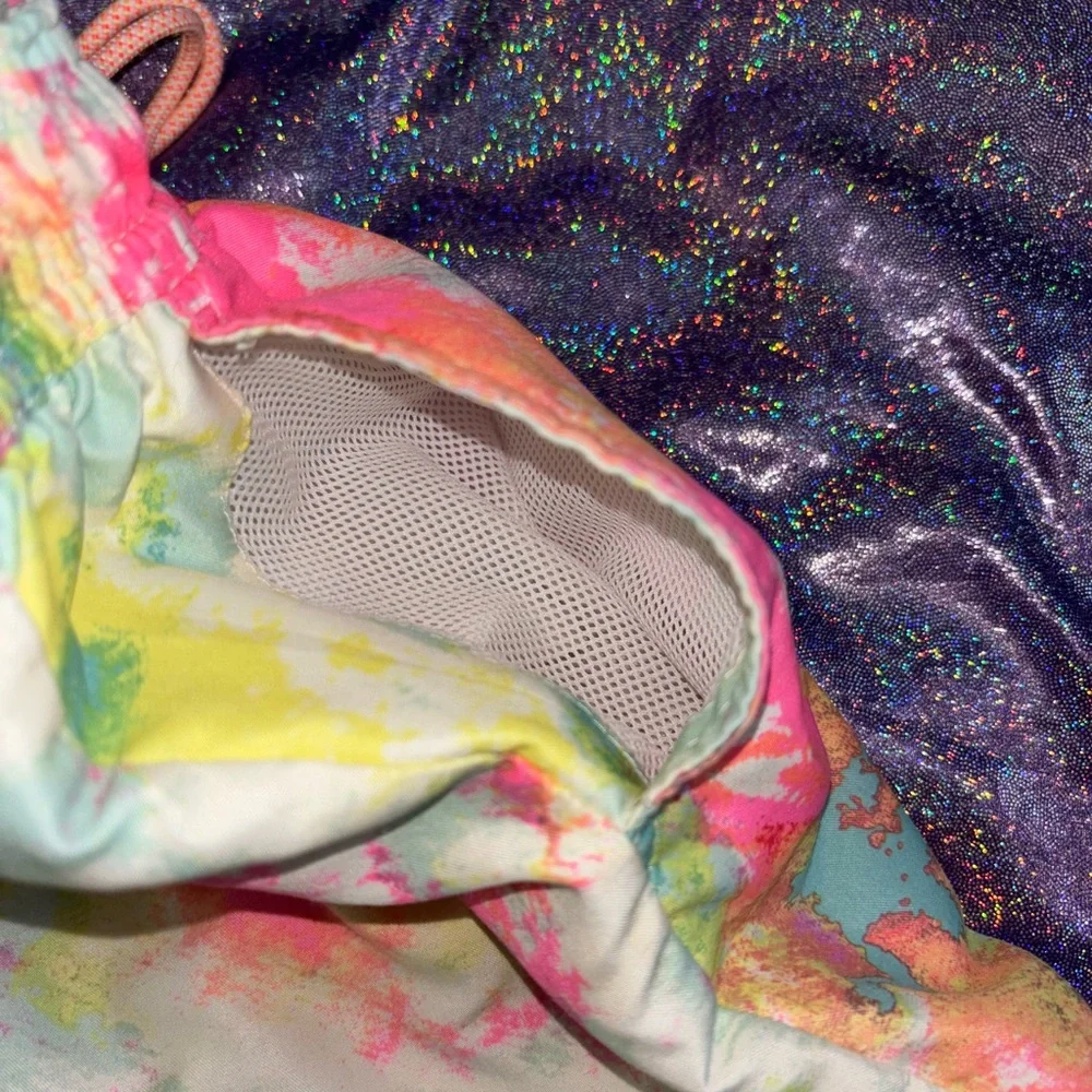 Boys Tie Dye Swim Trunks